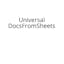 Universal DocsFromSheets