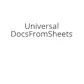 Universal DocsFromSheets