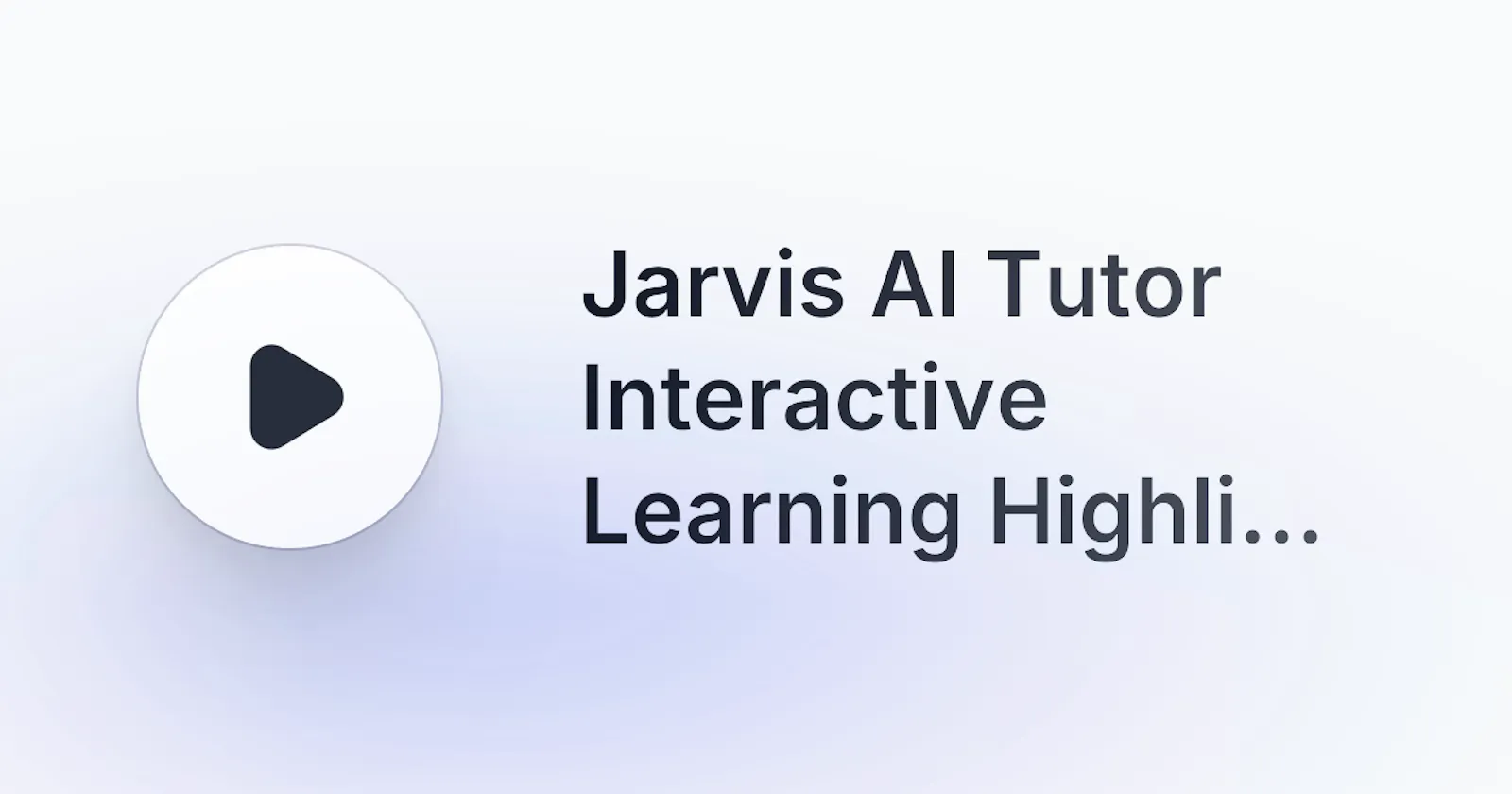 Jarvis Ai Tutor screenshot 1