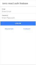 ionic-react 5 Firebase Auth gallery image