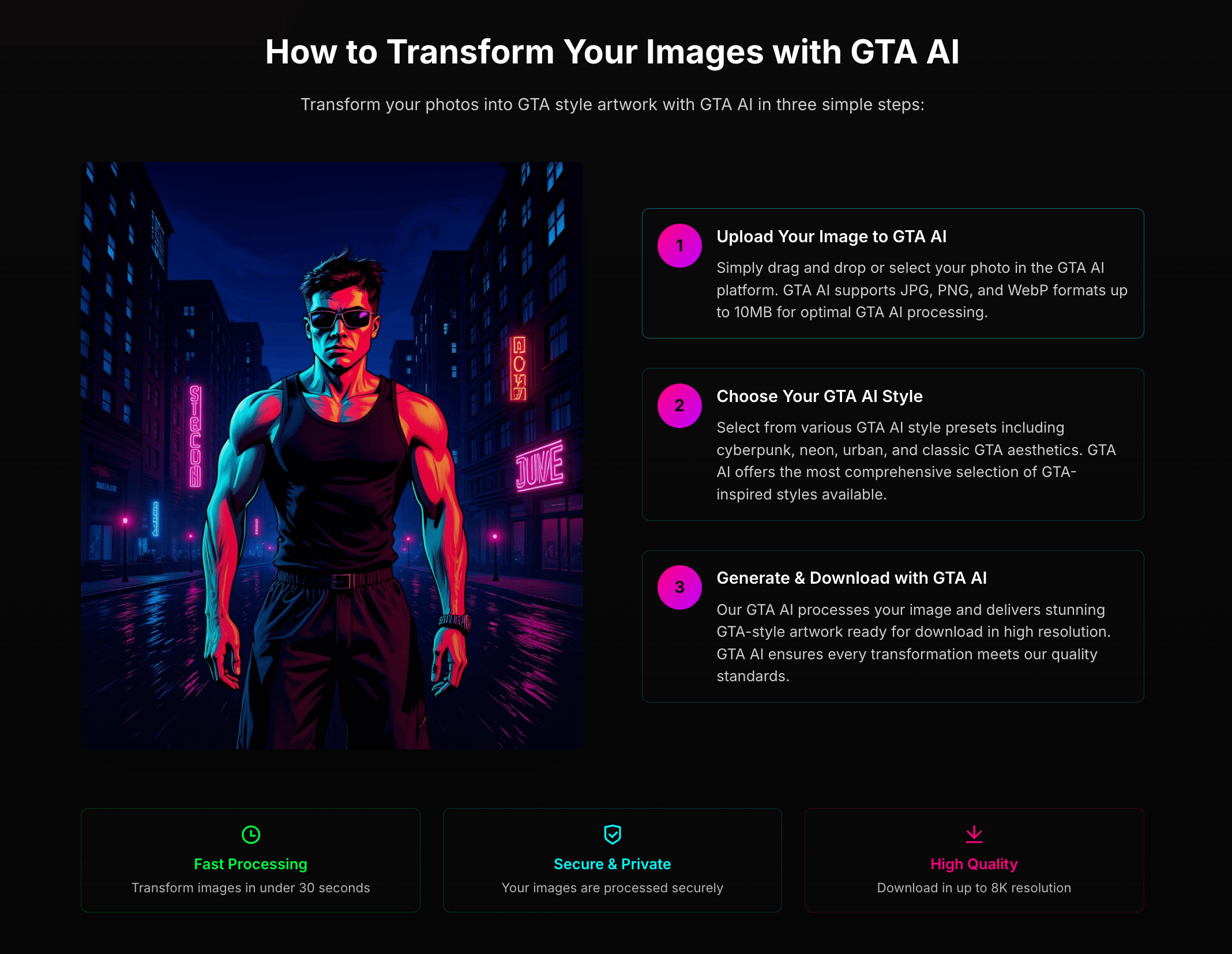 وسائط GTA AI - أداة مجانية لتحويل صورك إلى نمط GTA 4
