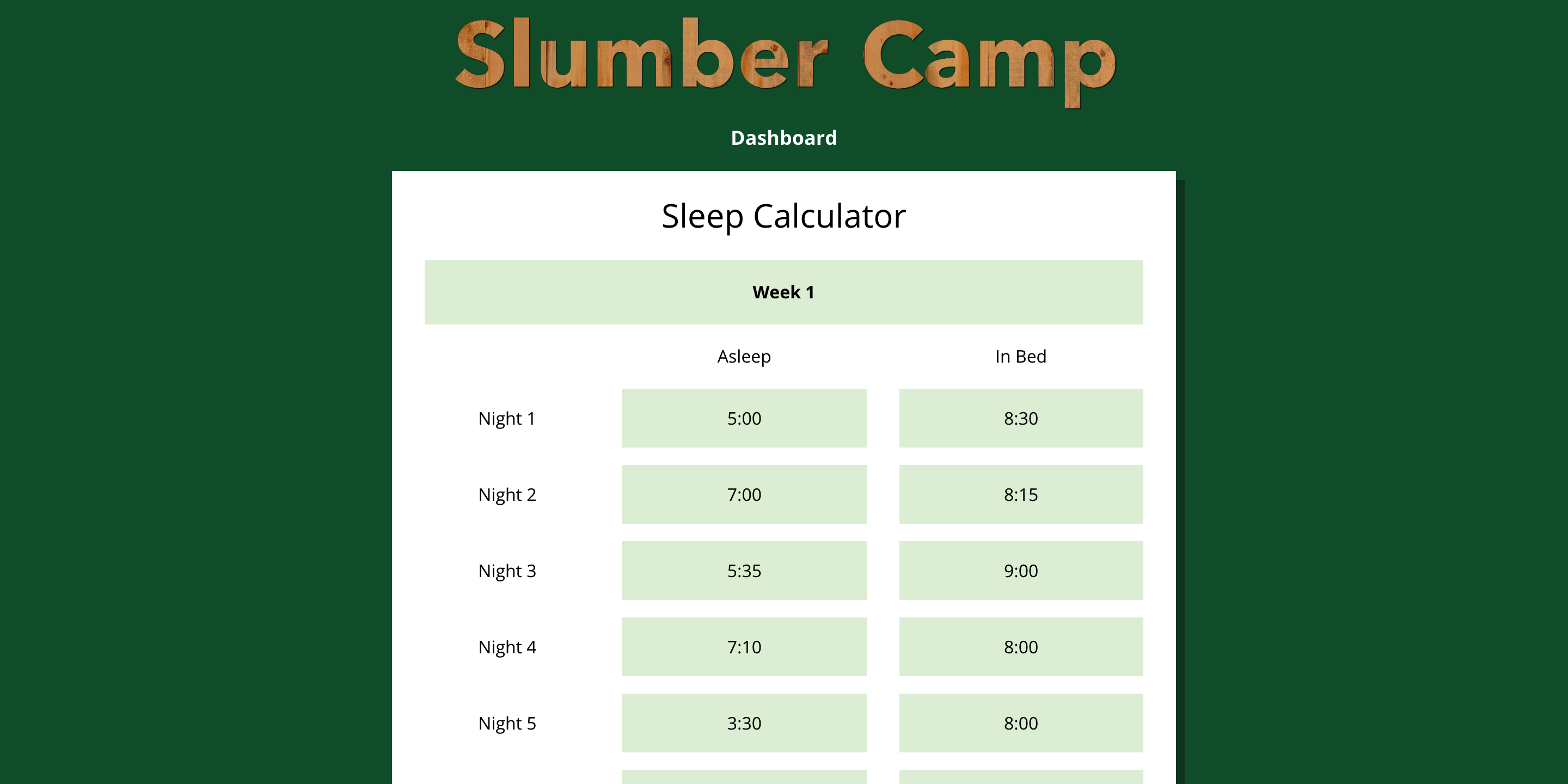 Slumber Camp gallery image