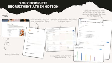 Your ATS in Notion | 5in1 Hiring System gallery image