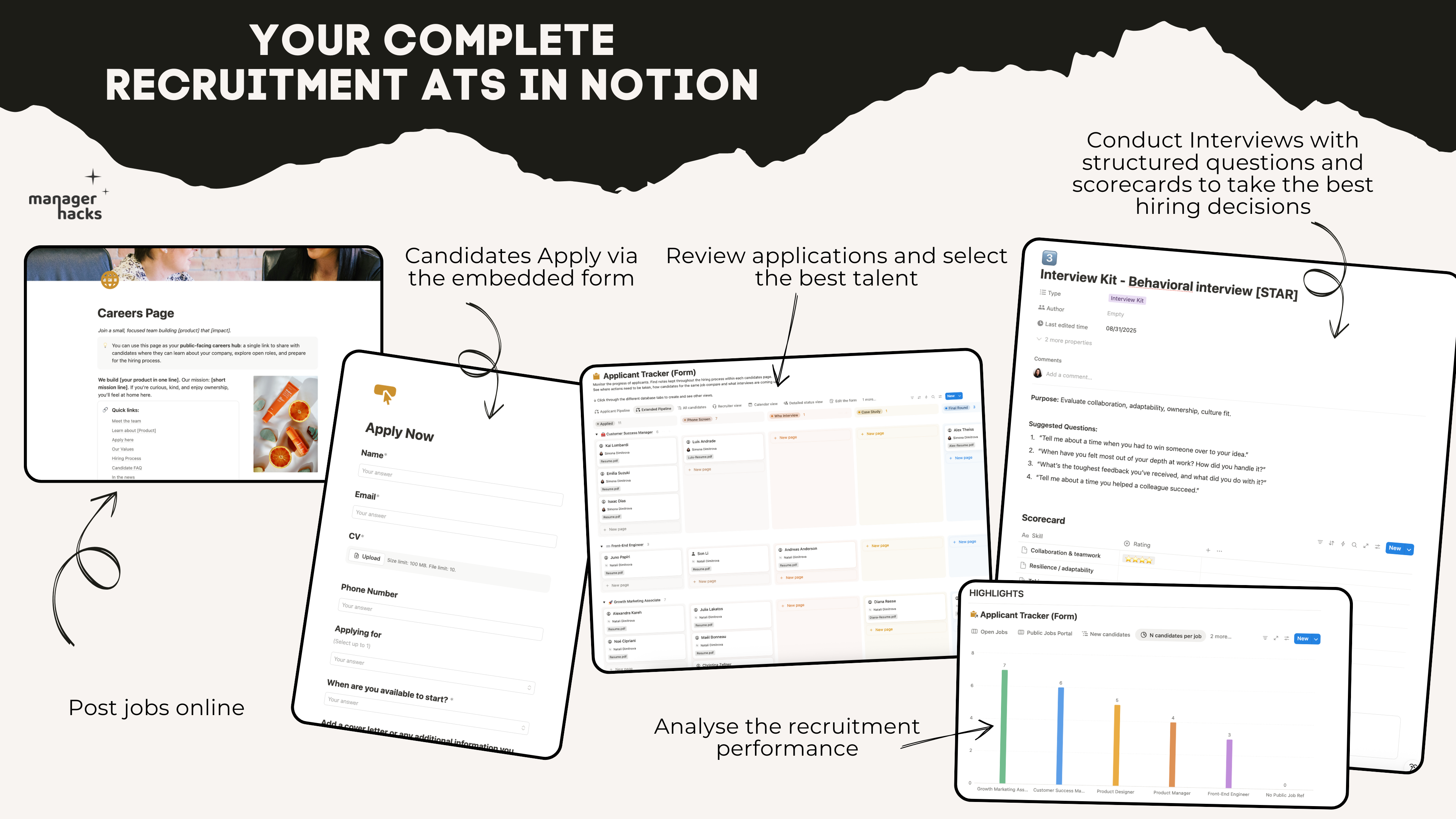 Média Votre ATS en notion |Système d'embauche 5in1 - Embaucher comme les meilleures entreprises sans le logiciel coûteux 3
