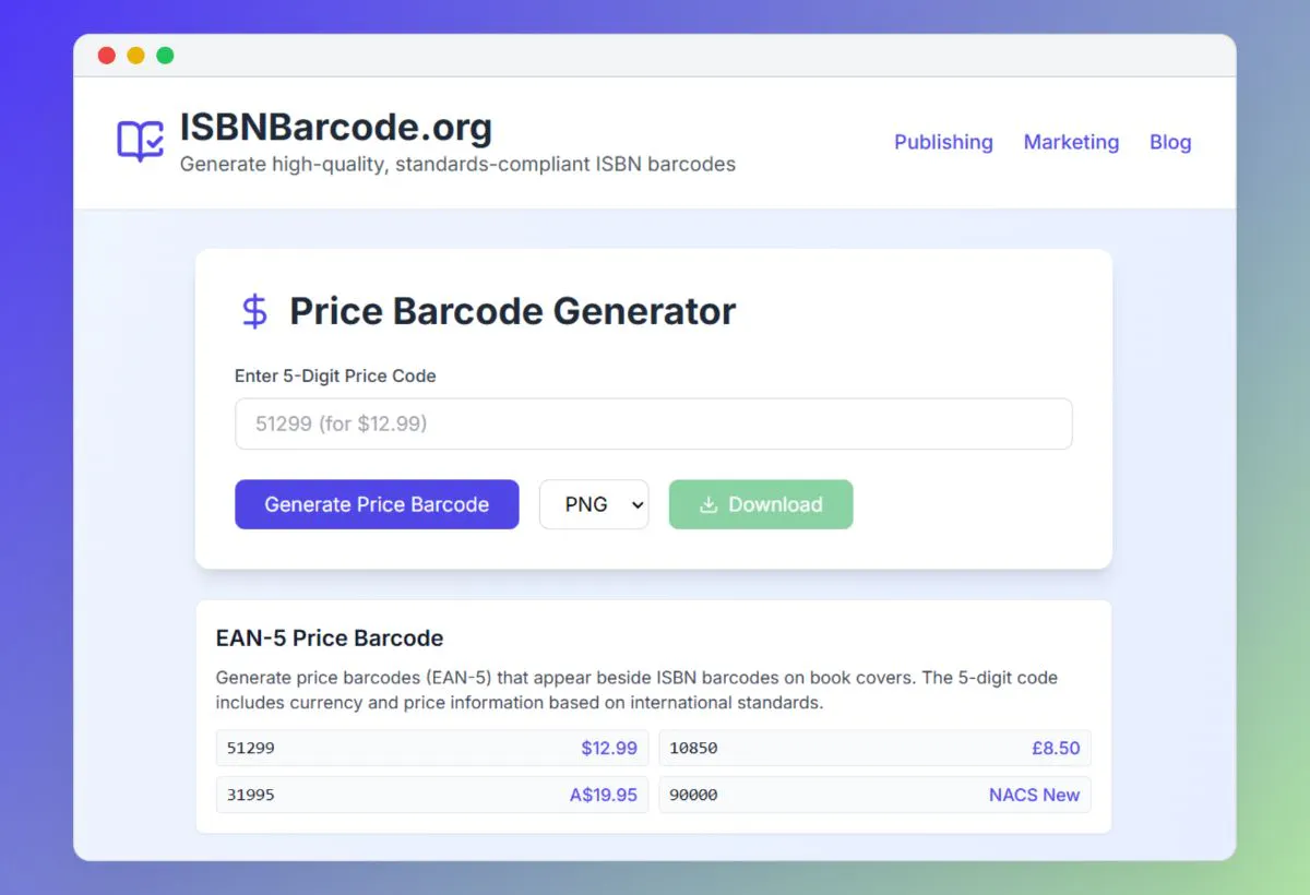 ISBNBarcode.org gallery image