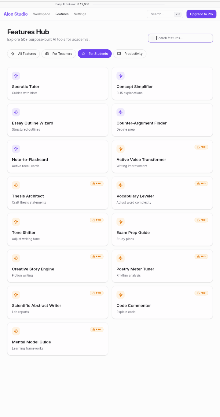 Aion Studio:: Infinite Workspace gallery image
