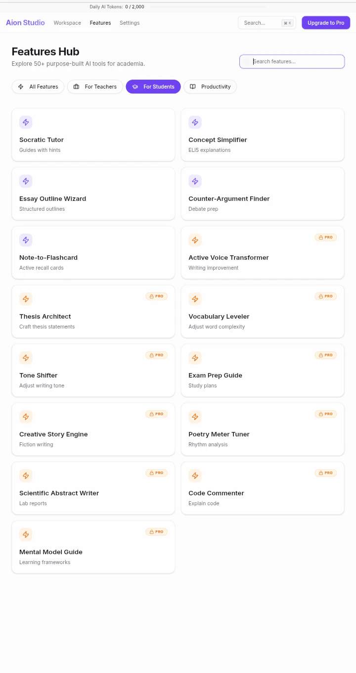 Aion Studio:: Infinite Workspace screenshot 1