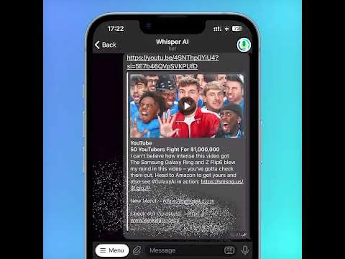 Whisper STT Telegram Bot