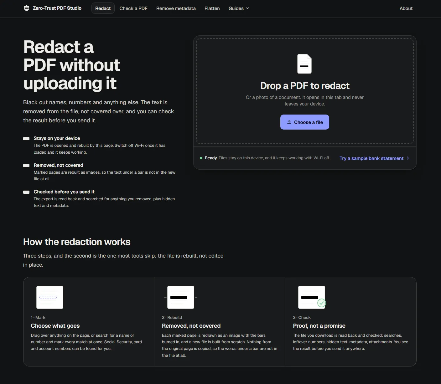 Zero-Trust PDF Studio gallery image