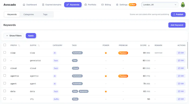 Avocado Domains screenshot 1