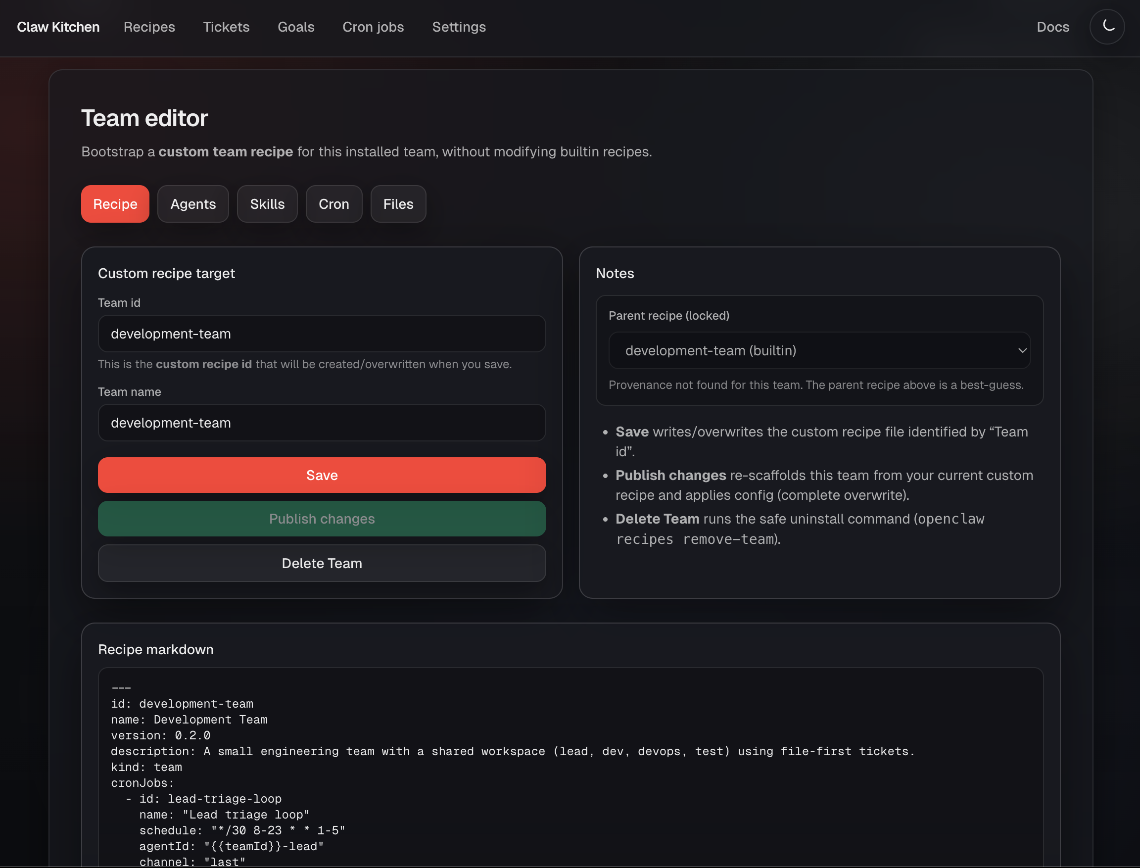 ClawRecipes gallery image