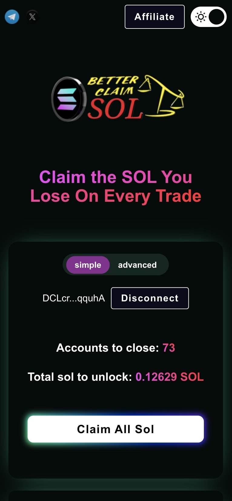 BetterClaimSOL gallery image