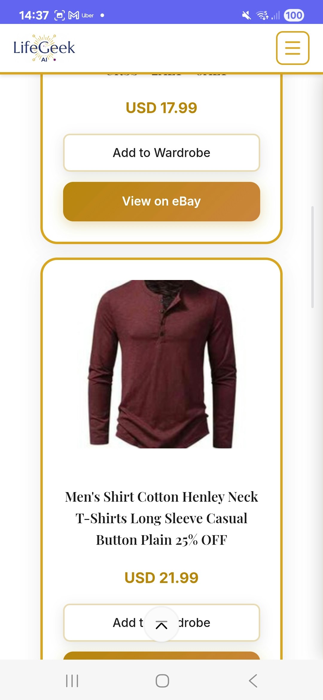 LifeGeek AI - Screenshot 4 showing product features and functionality