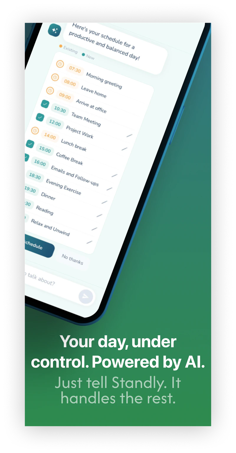 Standly – AI Work & Wellness screenshot 6