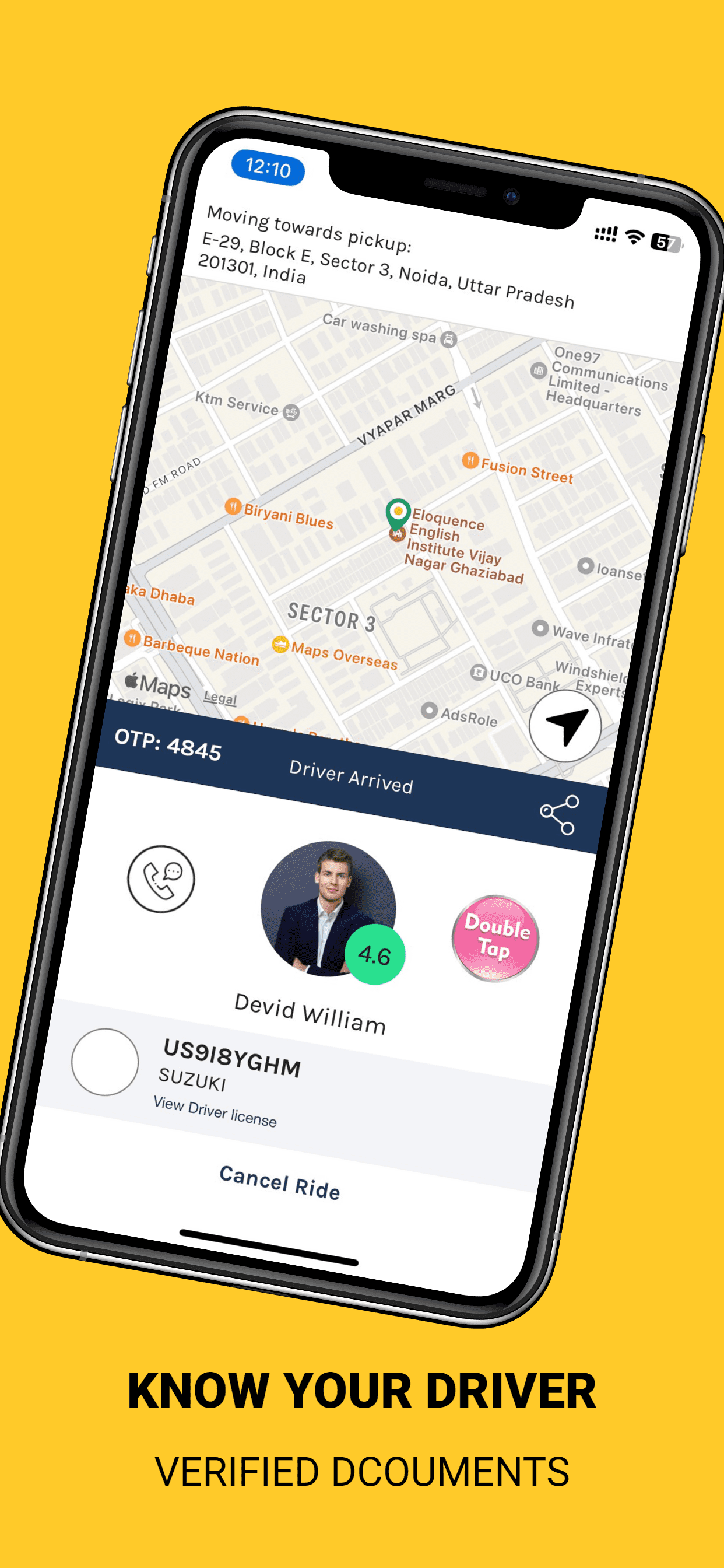 HireMe Uber Clone Taxi App gallery image