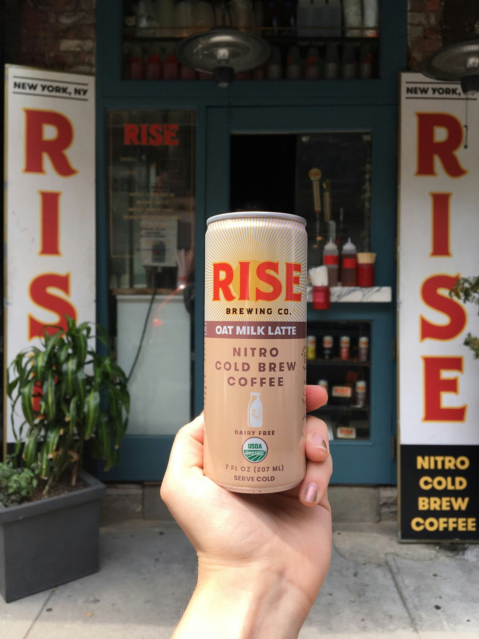 Oat Milk Nitro Cold Brew Coffee Latte gallery image