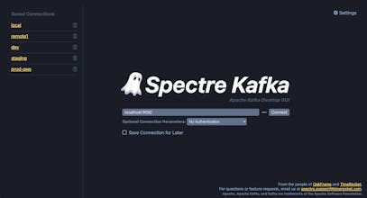 Spectre Kafka Desktop GUI gallery image