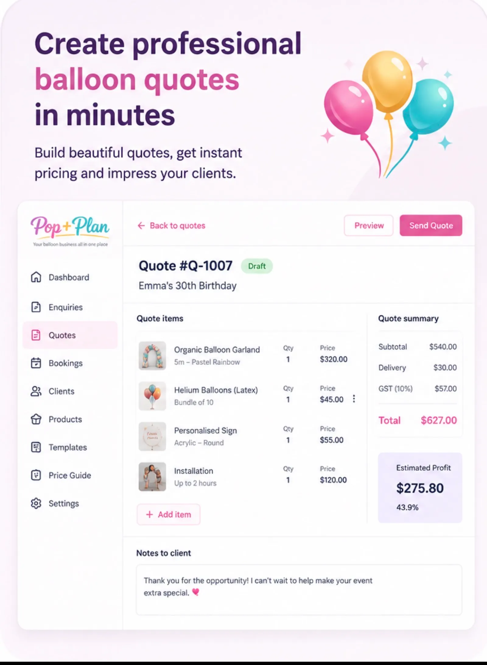 Pop + Plan screenshot 3