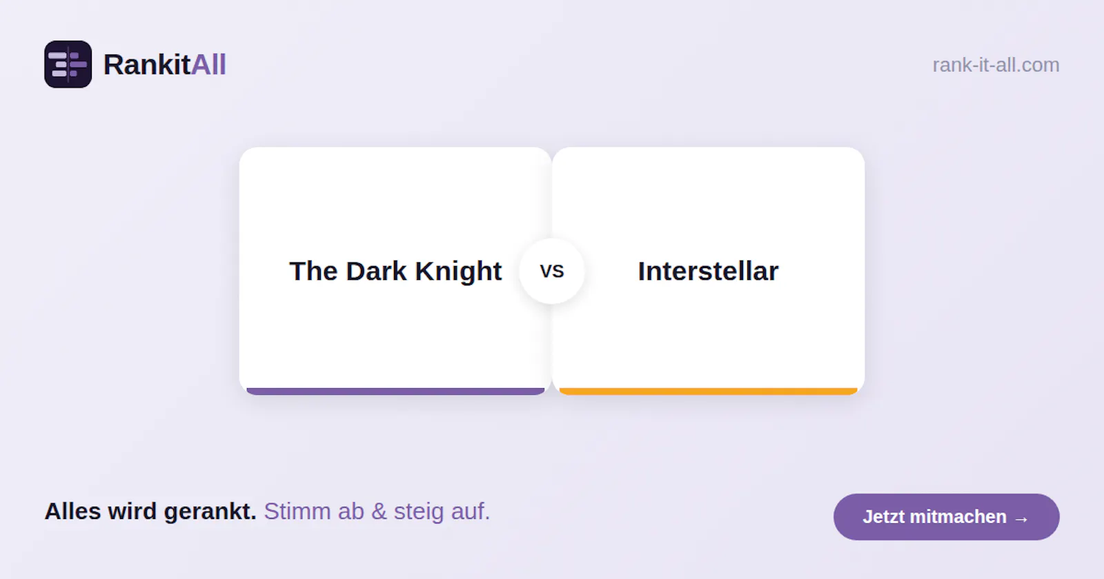 Rank-it-all screenshot 1