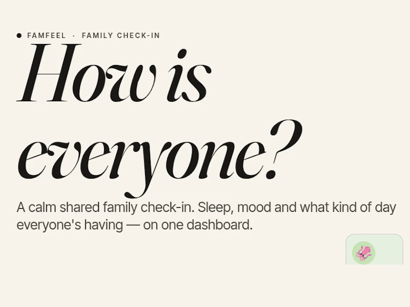 FamFeel screenshot 2