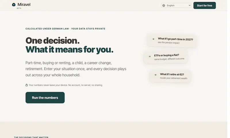 Miravel screenshot 1