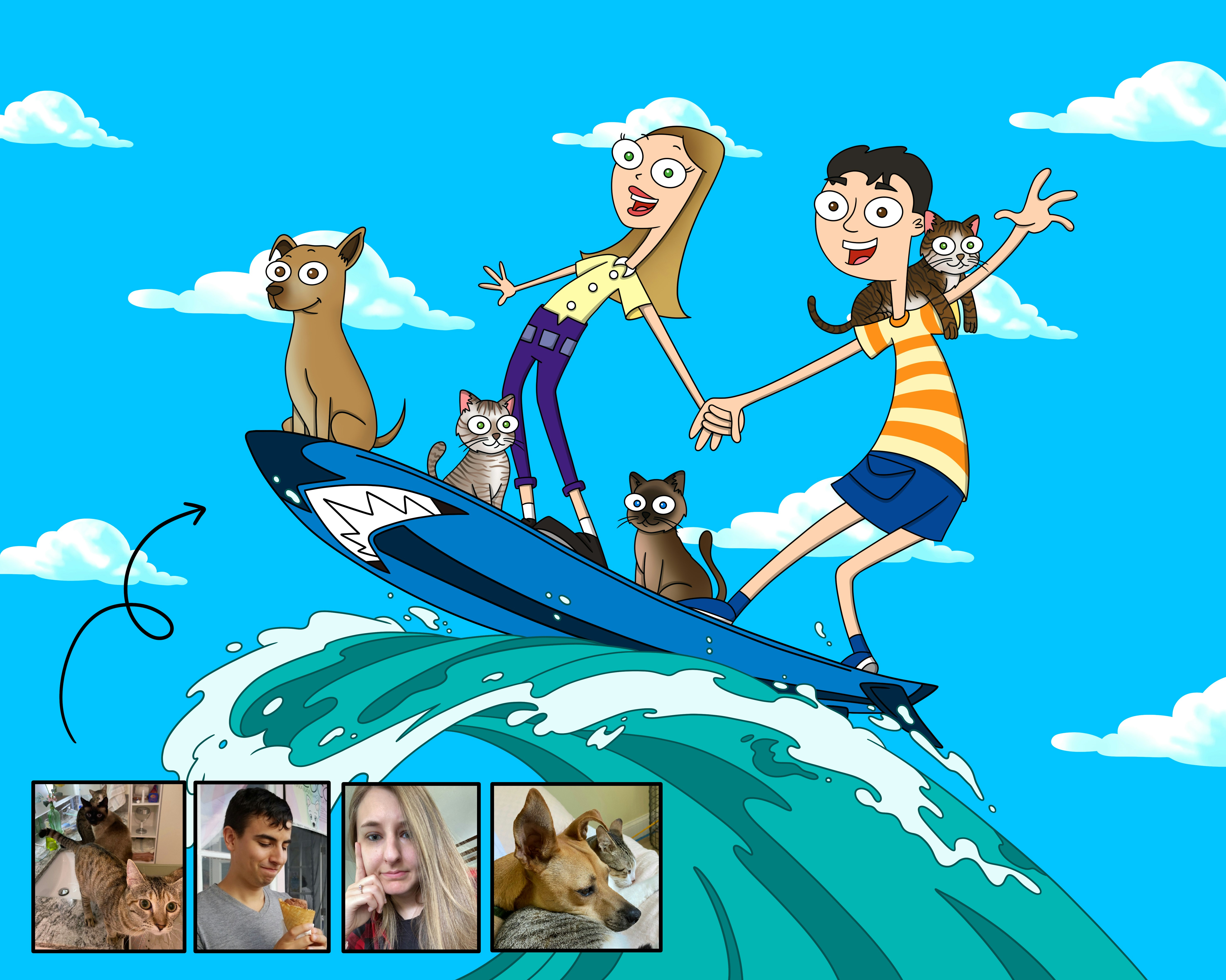 Toon Art personalizado: seus retratos personalizados media 9