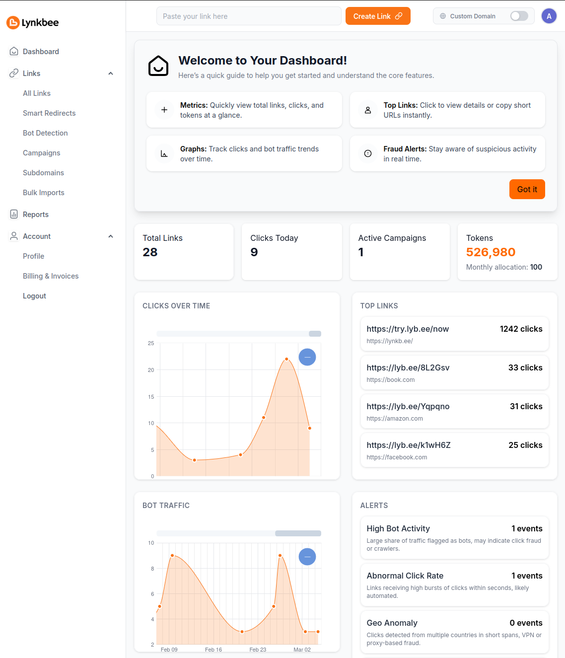 Lynkb.ee - Screenshot 2 showing product features and functionality