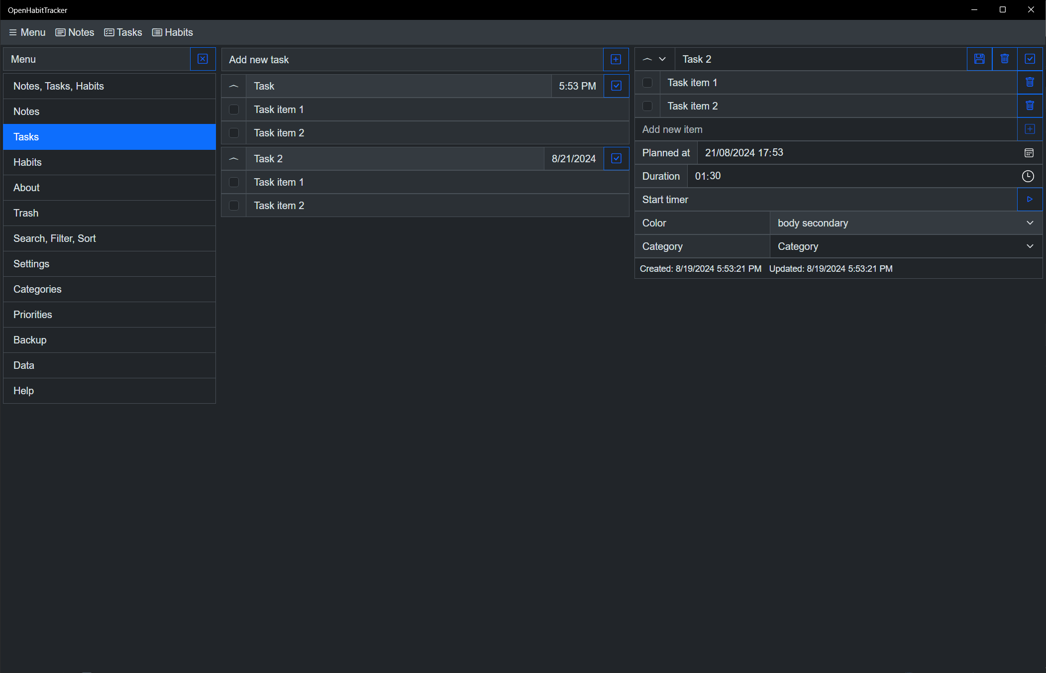 OpenHabitTracker media 4