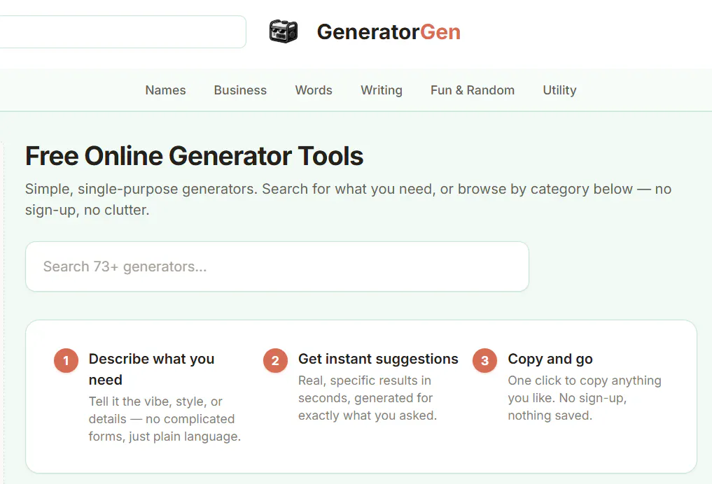 GeneratorGen gallery image