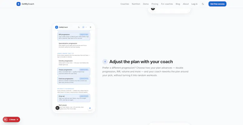 GetMyCoach screenshot 8