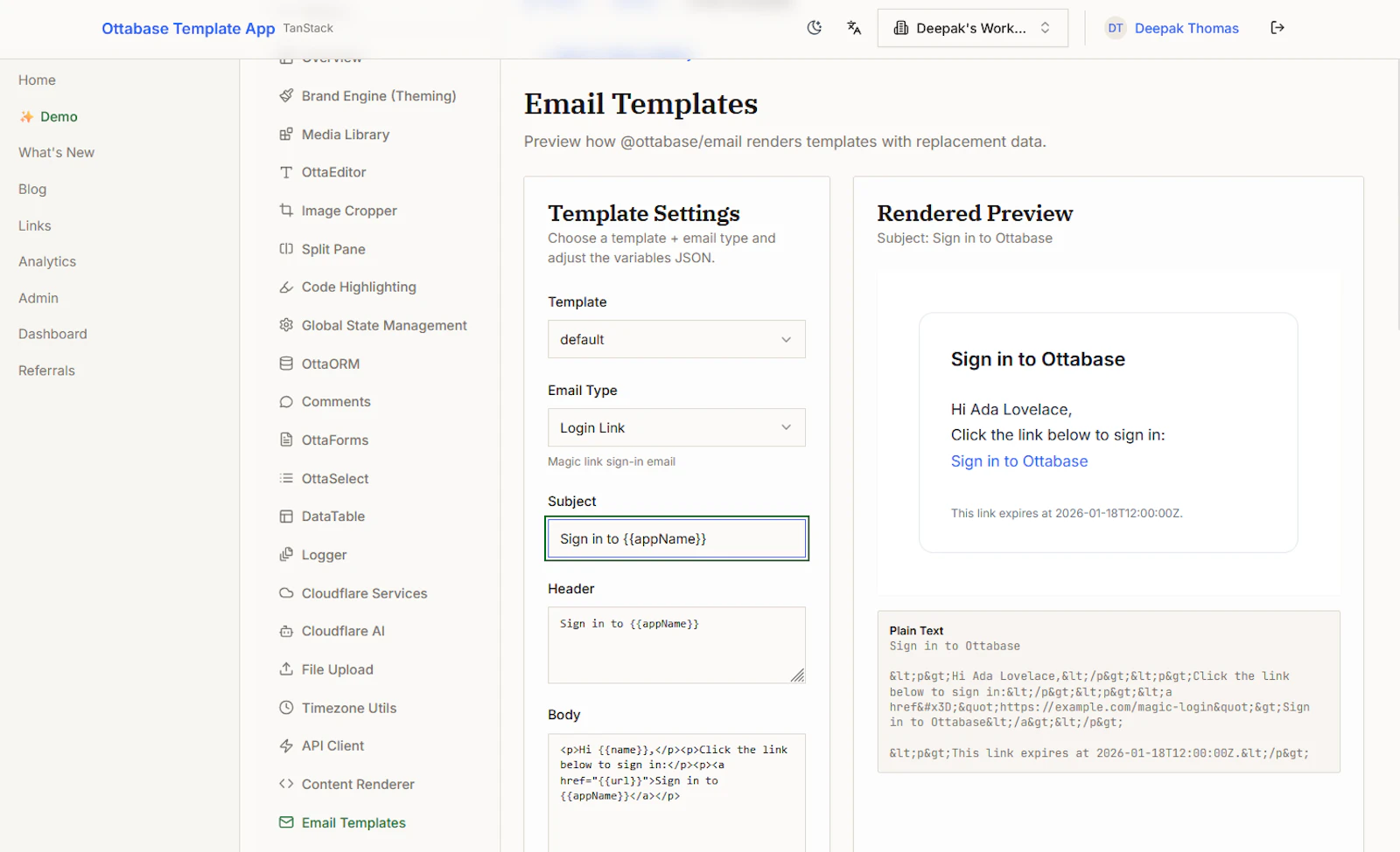 Ottabase: The Solo Founders' Framework screenshot 3