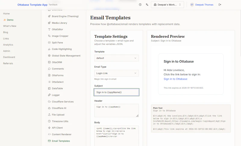 Ottabase: The Solo Founders' Framework screenshot 3