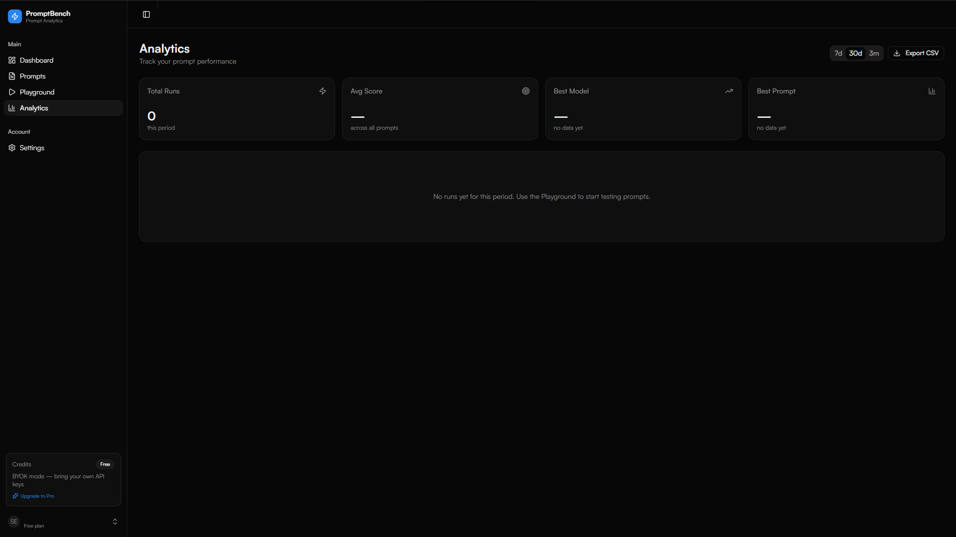 PromptBench - Screenshot 2 showing product features and functionality
