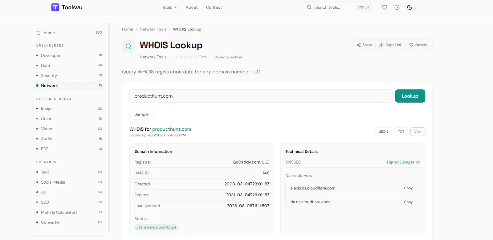 Toolsvu screenshot 3