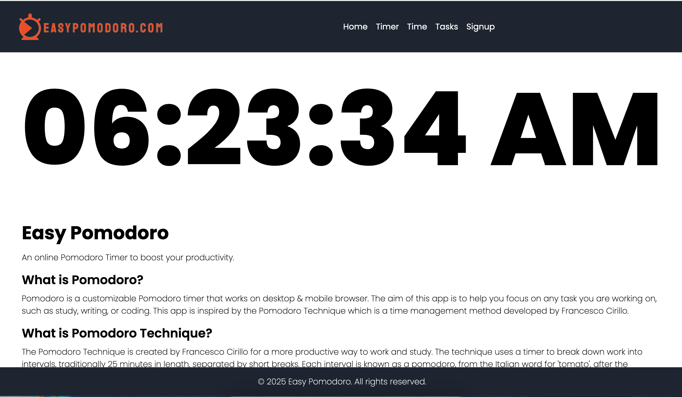 EasyPomodoro.com - Konzentrieren Sie sich, bleiben Sie produktiv Medien 2