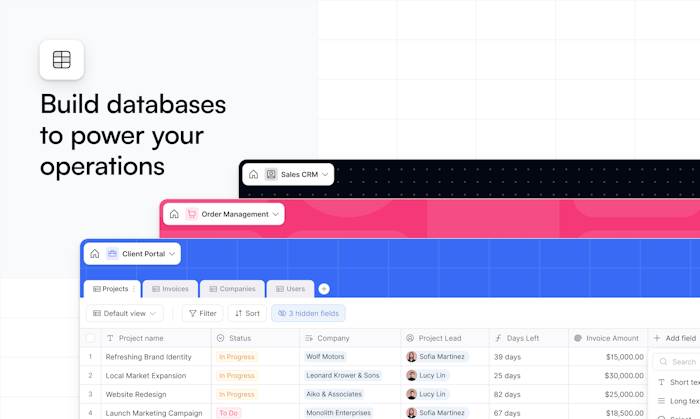 Softr Databases产品图