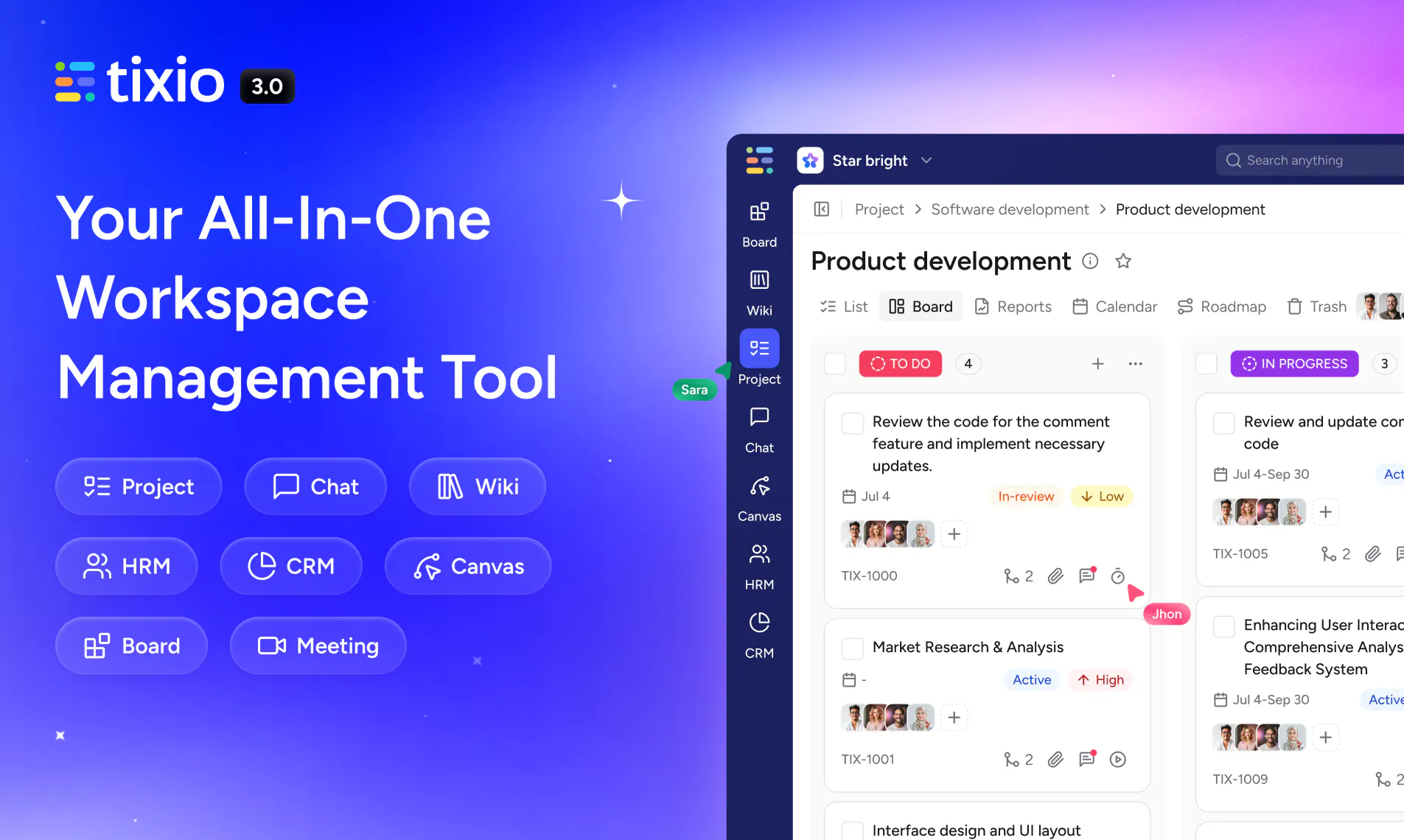 Tixio 3.0 screenshot 1