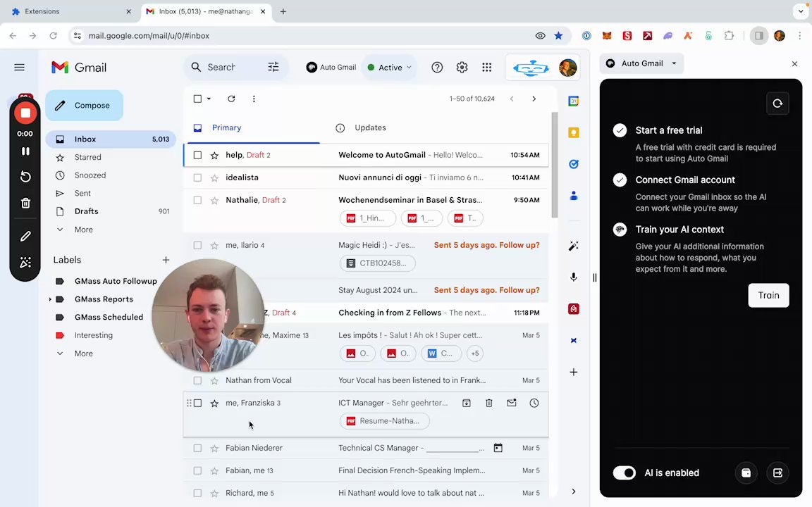 Auto Gmail - ChatGPT AI for email inbox gallery image