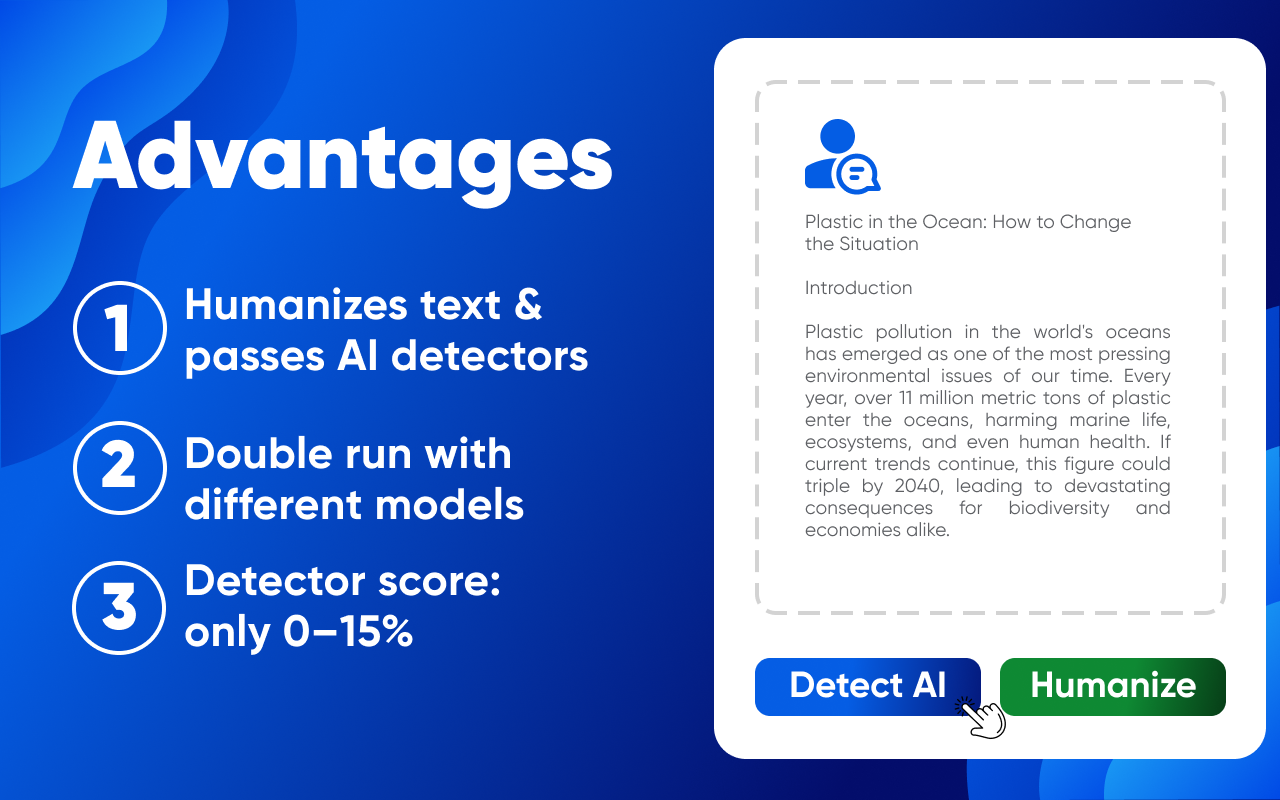 Humanizer AI - Screenshot 2 showing product features and functionality