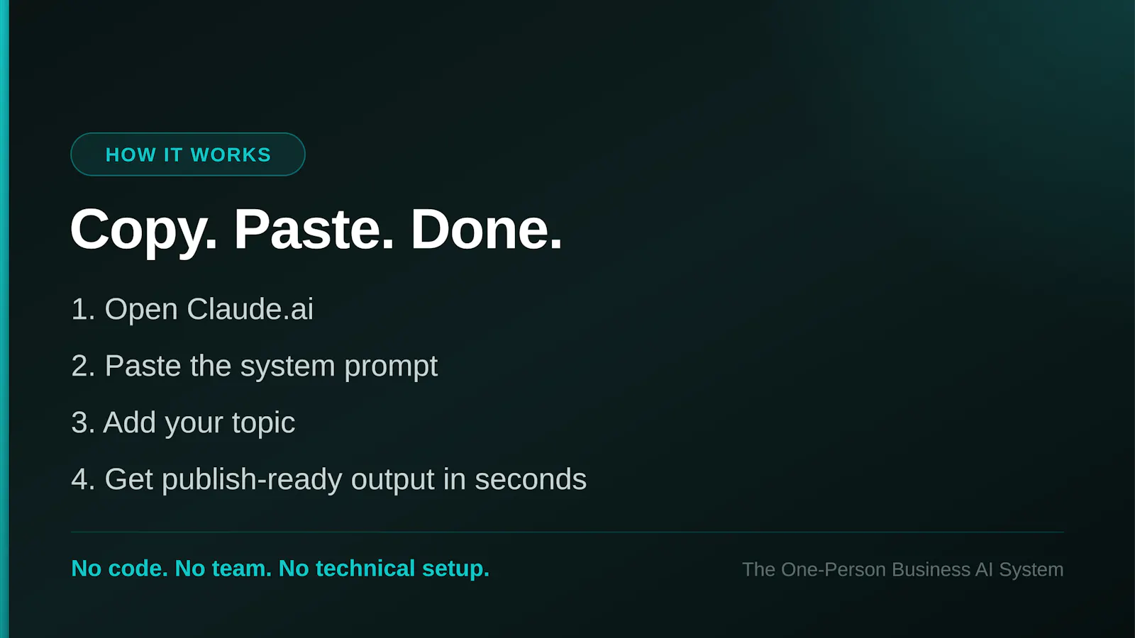 The One-Person Business AI System screenshot 3