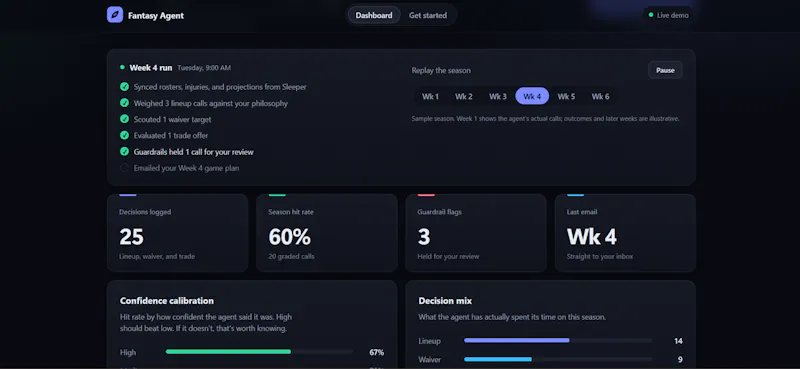 Fantasy Agent screenshot 2