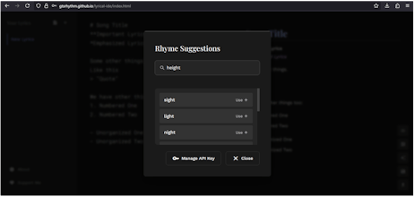 Lyrical IDE gallery image