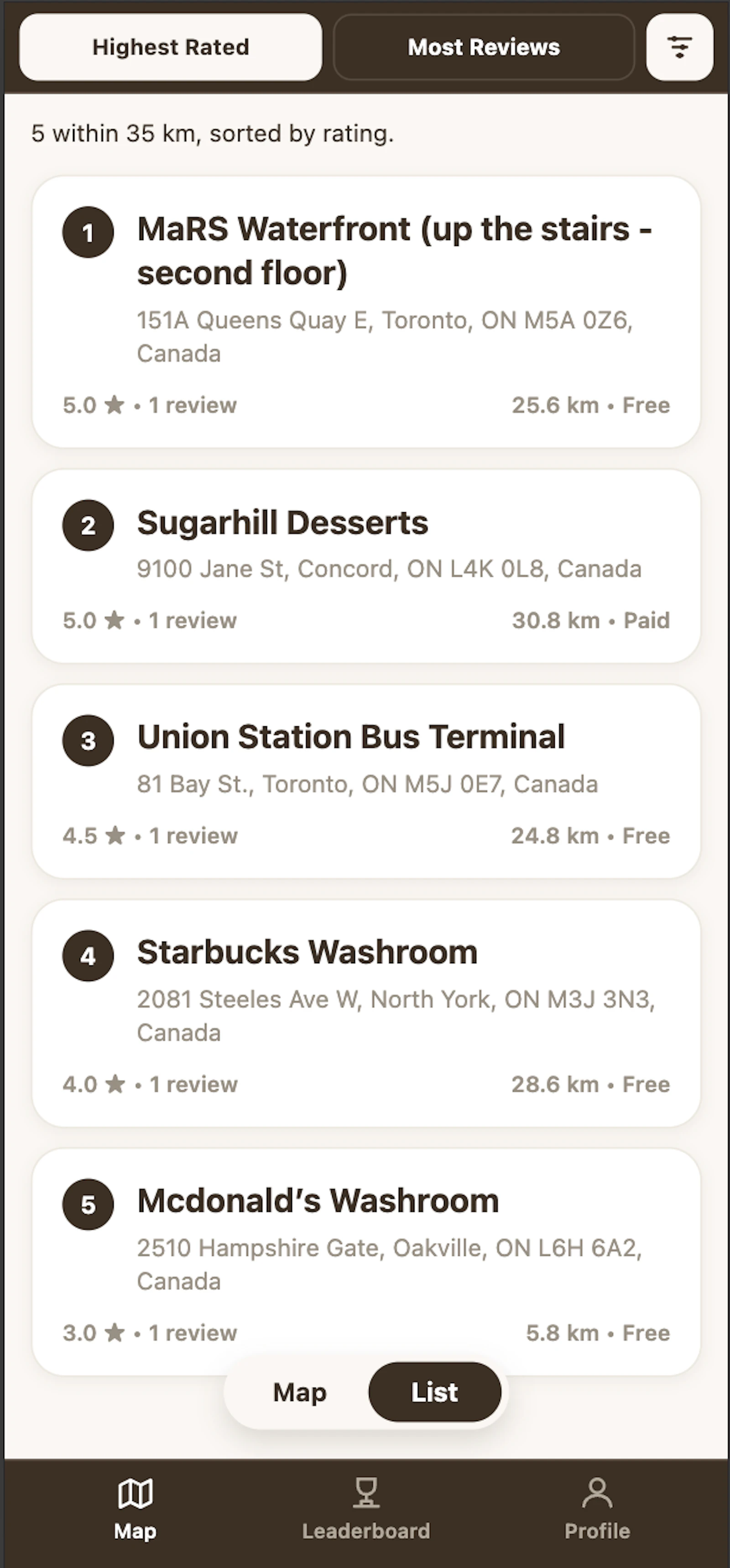 OpenLoo screenshot 3