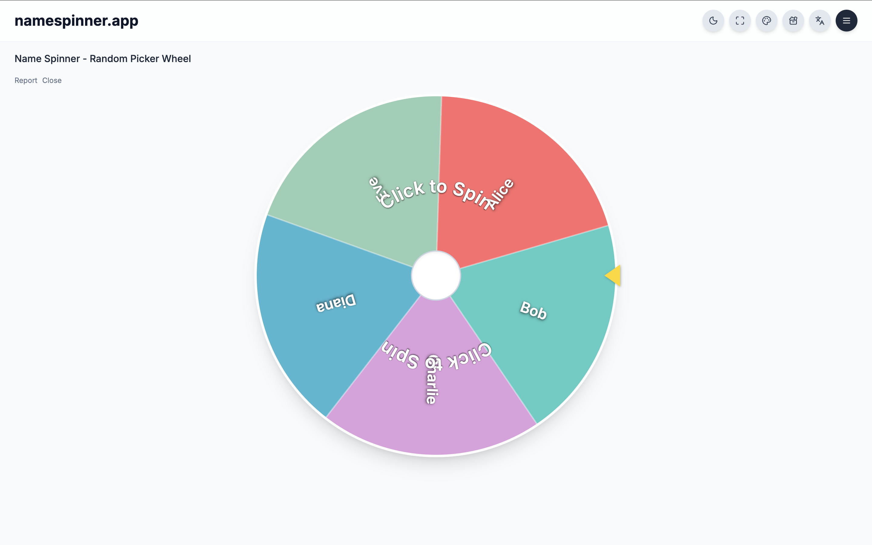Online Name Spinner / Random Name Picker gallery image