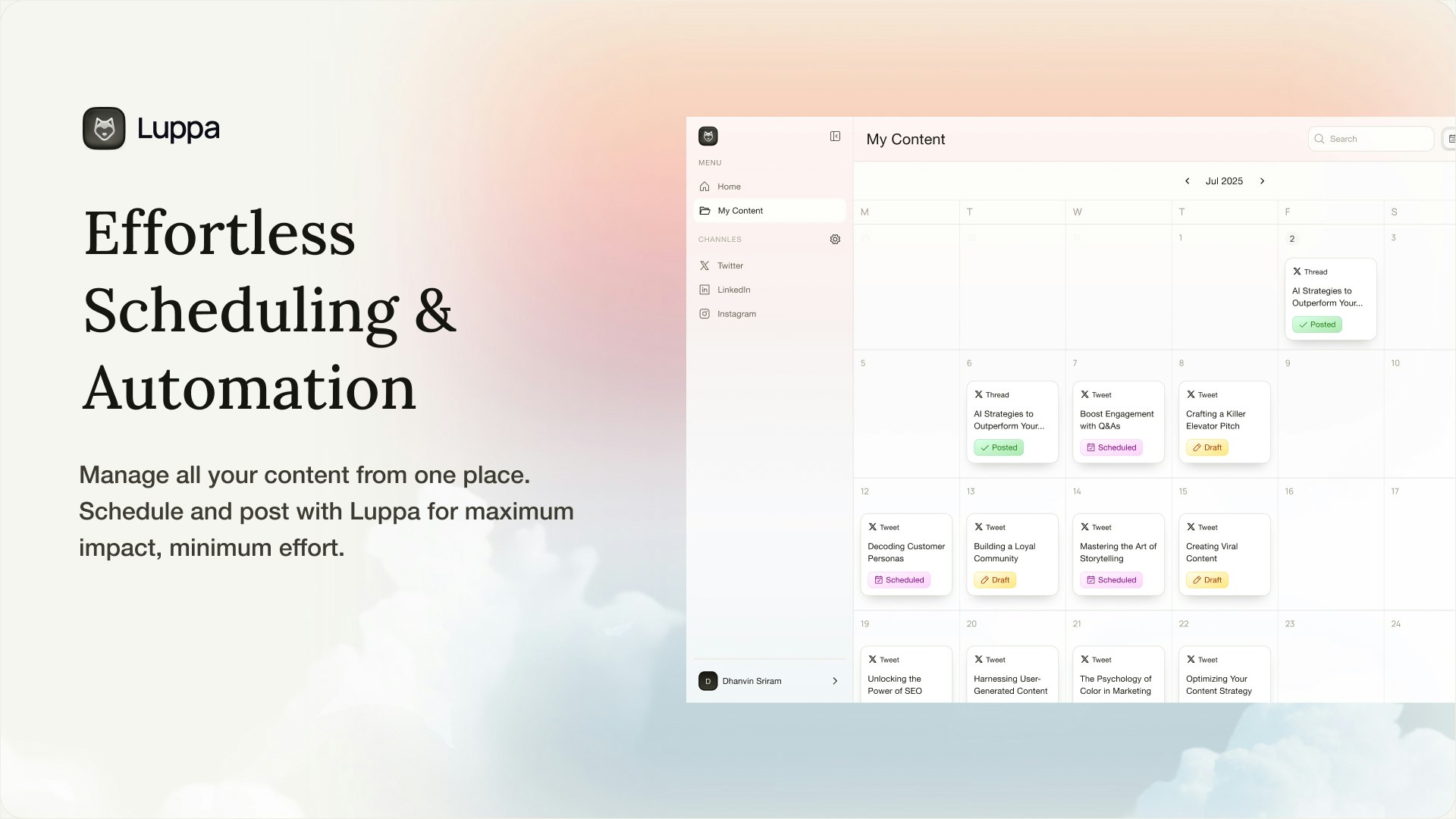 Luppa - Screenshot 3 showing product features and functionality