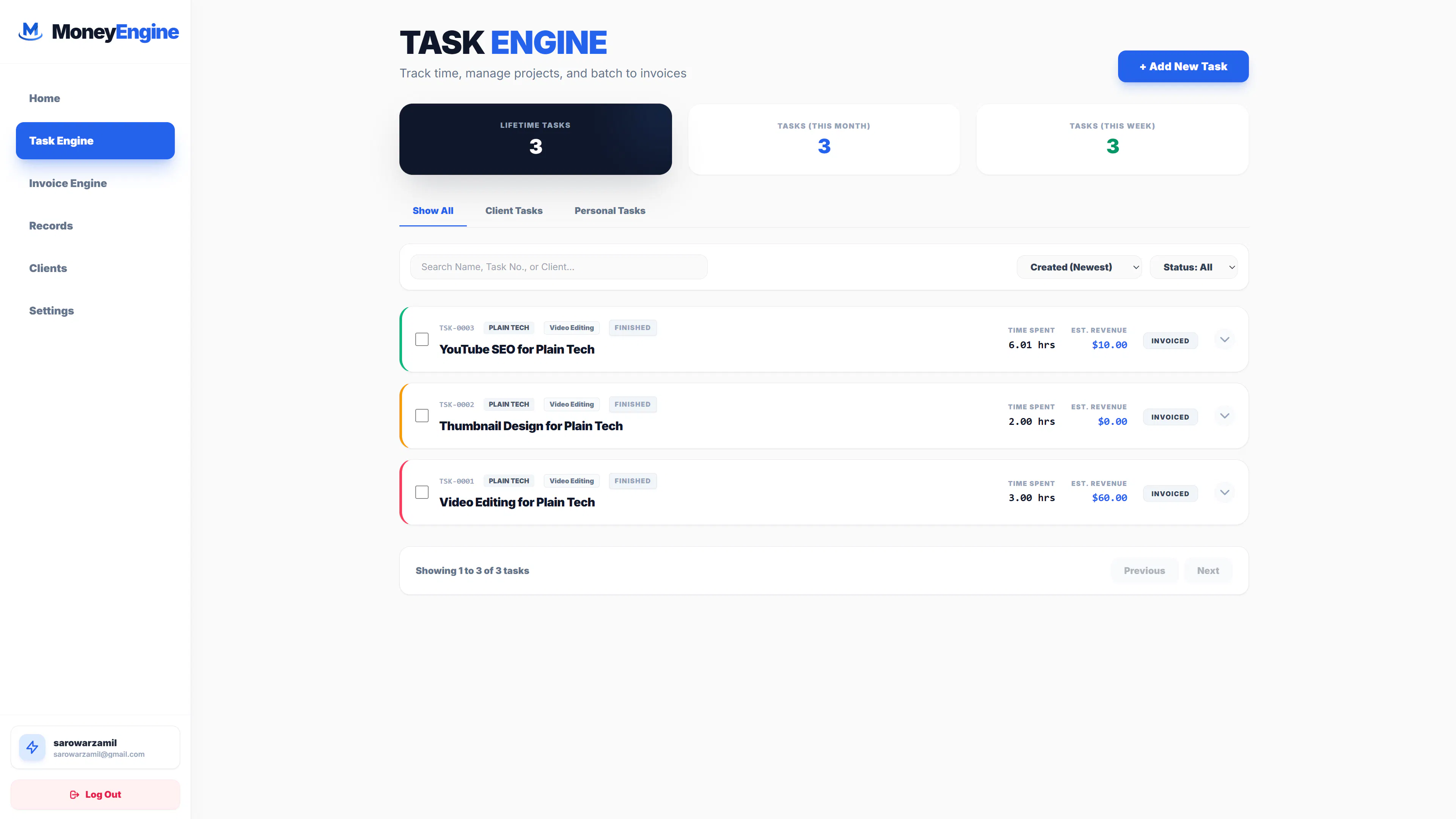 Money Engine screenshot