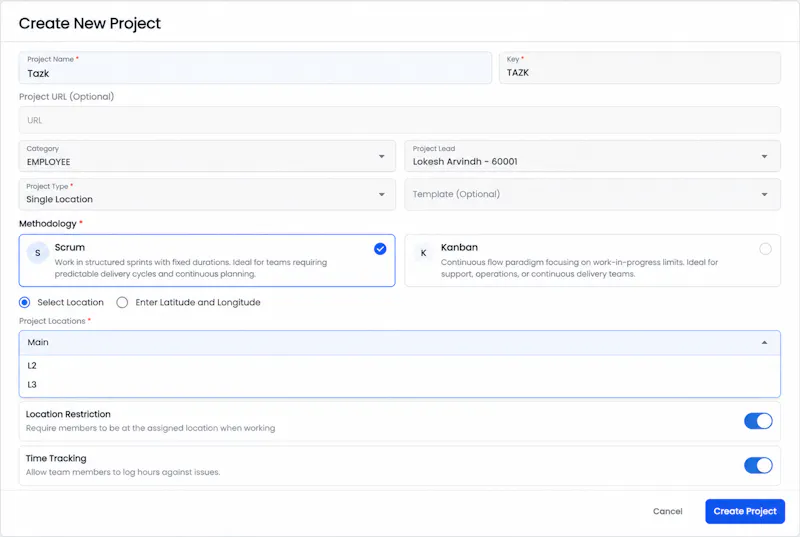 TAZK Projects screenshot 2