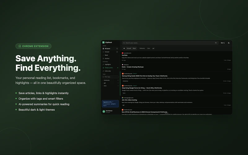 ClipStack — Pocket Alternative screenshot 3