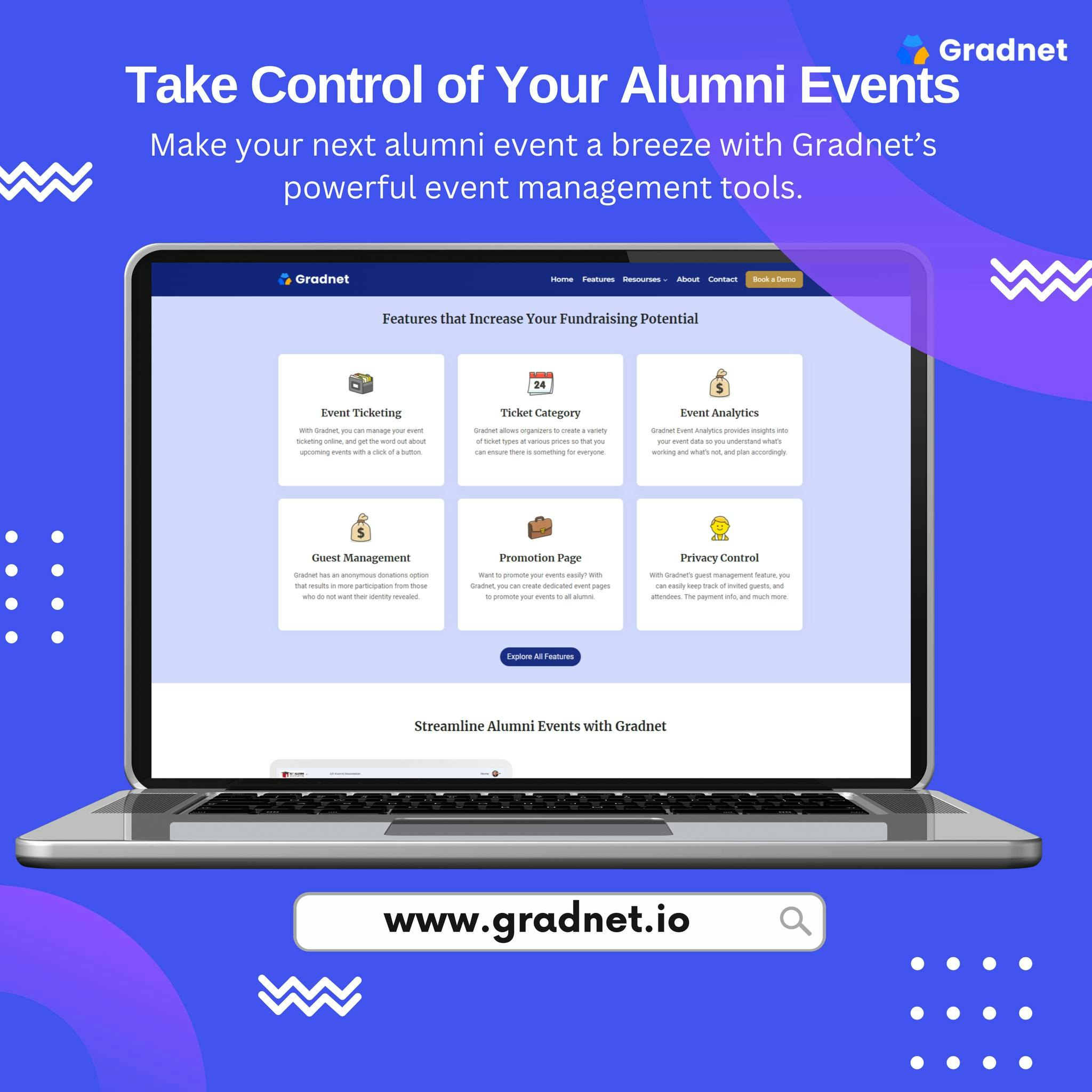 Gradnet - Hepsi bir arada mezunlar ve topluluk yönetimi yazılımı medya 5