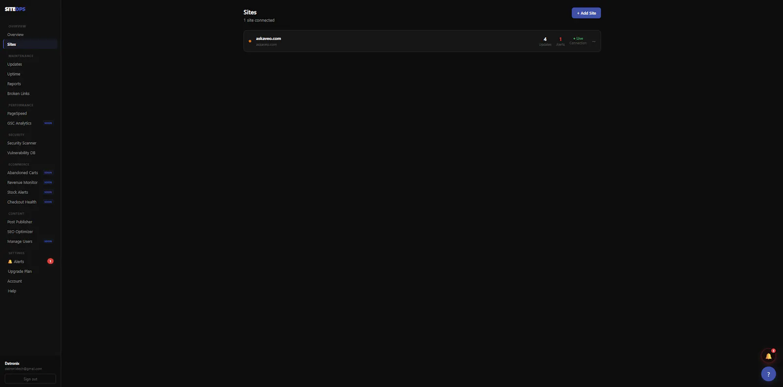 SiteOps screenshot 8